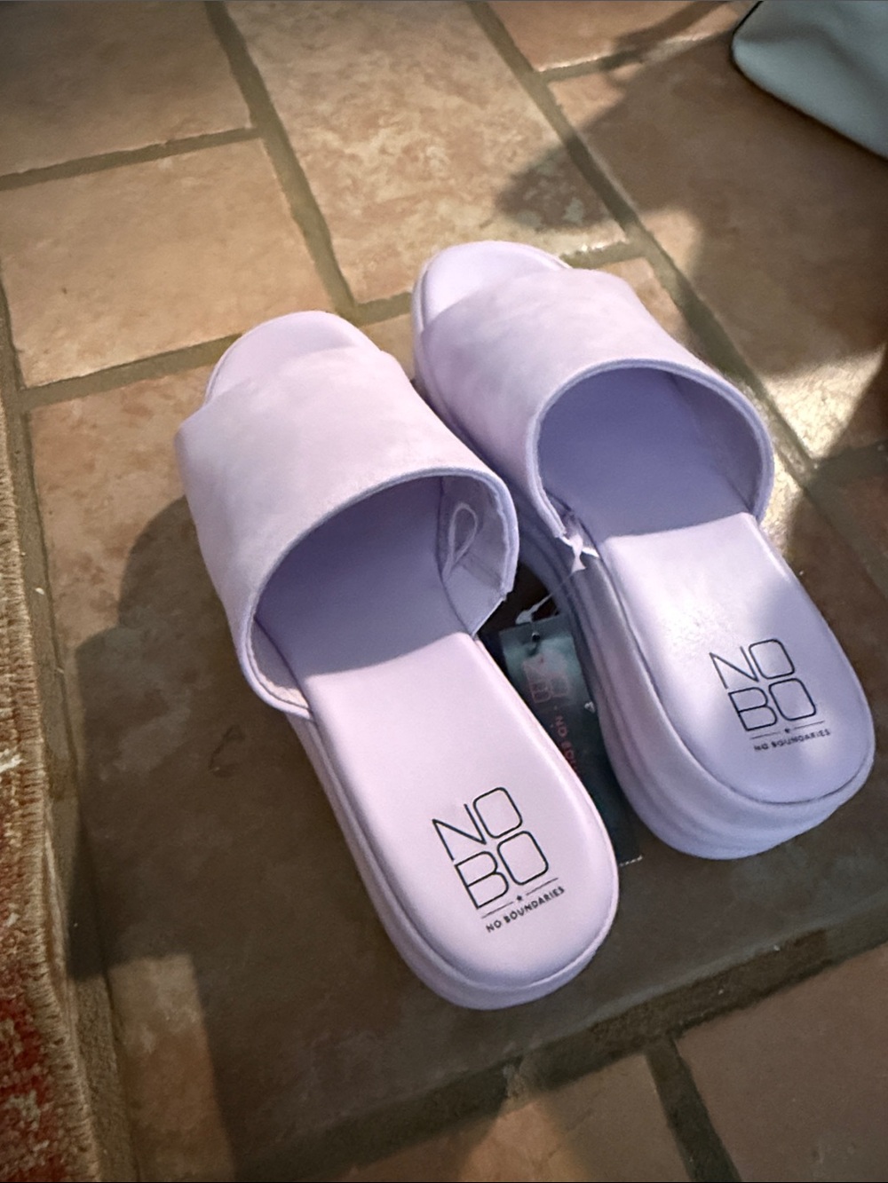 NOBO Lilac Slide Sandals for Women